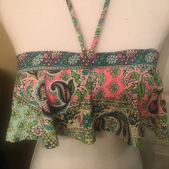 NEW DanielCremieux Floral 2pc/SET w/tassels SzM - Picture 1 of 8